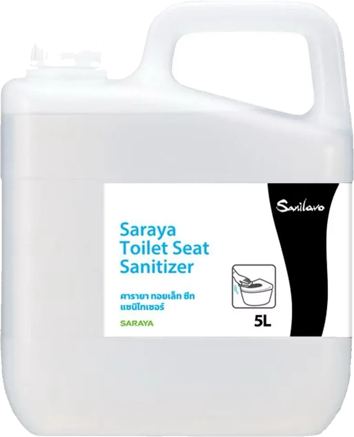 น้ำยาเช็ดฝาชักโครก SARAYA Toilet Seat Sanitizer
