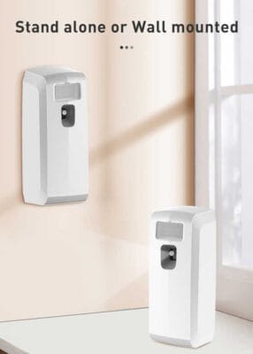 เครื่องพ่นน้ำหอมวางบนโต๊ะ