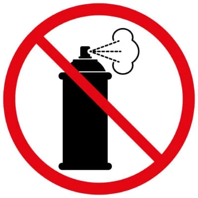 หัวฉีดแบบ Non-Aerosol ไม่ใช้แก๊สอัดและกระป๋องสเปรย์